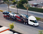 The Semi charging stations can be used by other Tesla vehicles. (Image source: Tesla)
