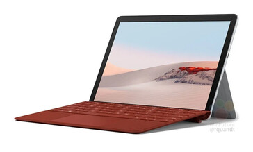 The Surface Go 3 is even predicted to come with a red keyboard cover. (Source: Shopee via WinFuture)