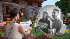 Mixed Reality Flashlight will enable interaction with the outside world without taking out the headset. (Source: Microsoft) Mixed Reality Flashlight will enable interaction with the outside world without taking out the headset. (Source: Microsoft)