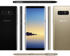 Alleged image of the Galaxy Note 8. (Source: evleaks/twitter)