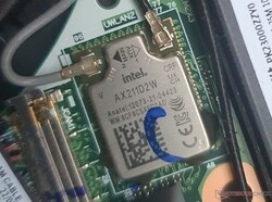 Soldered Intel AX211 module