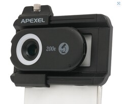 Asanuma unveils APL-MS200 200x smartphone microscope with ring lights. (Image source: Asanuma)