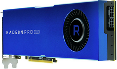 The Radeon Pro Duo features two professional-grade GPUs on a single card. (Source: AMD)