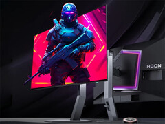 The Agon Pro AG246FK6 and Agon Pro AG276UZD should eventually be available globally, former pictured. (Image source: AOC)