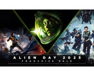 A promotional image for Alien Day 2025 on Steam, showcasing cover art from Alien Isolation, Aliens Dark Descent and Alien Rogue Incursion. (Image Source: Steam)