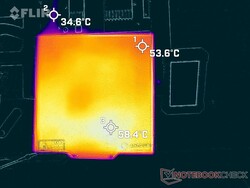 Thermal image print bed