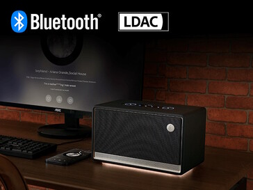The ES300 supports high-resolution LDAC and ALAC music streaming codecs, and Apple AirPlay over Wi-Fi networks. (Image source: Edifier)