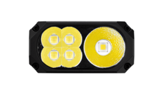 Floodlight and spotlight configuration of the LEDs.