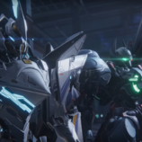 Zrzut ekranu z Mecha Break przedstawiający mechy gotowe do walki