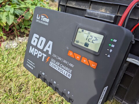 LiTime rig getting some sun time to charge