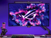 The ROG Swift OLED PG32UCDP debuted in January at CES 2024. (Image source: ASUS)