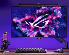 The ROG Swift OLED PG32UCDP debuted in January at CES 2024. (Image source: ASUS)
