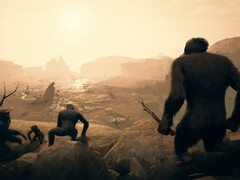 An image from the game Ancestors: The Humankind Odyssey showing hominids.