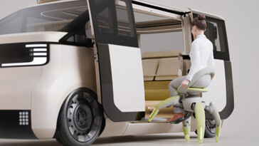 Toyota's Walk Me autonomous four-legged chair (Image source: Toyota)