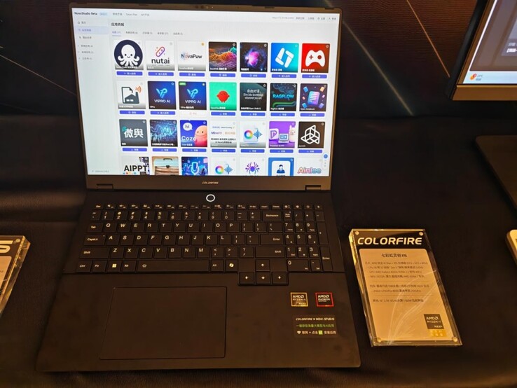 Colorful showed off its Strix Point-powered Lingchuang K16 gaming laptop at an AMD event in China.