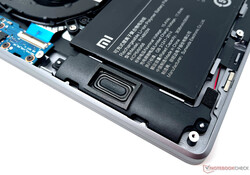 The Mi NoteBook Pro features 2x 2 W stereo speakers The Mi NoteBook Pro features 2x 2 W stereo speakers