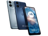 The Moto G24 Power in its two apparent launch colours. (Image source: MySmartPrice - edited)