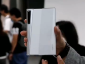The OPPO X 2021 apparently in the wild. (Source: Twitter)