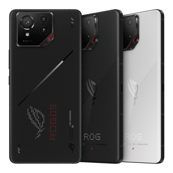 The Asus ROG Phone 9 is available in two colours: Phantom Black and Storm White  (image source: Asus)