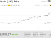 Bitcoin value movement over the last week. (Source: Coindesk)