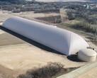 The giant carbon-dioxide bubble that can store renewable energy for at least 10 hours. (Image source: Energy Dome)