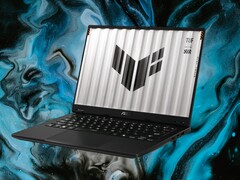 The Asus TUF A14 gaming laptop has two full-sized M.2 2280 SSD slots. (Image source: Asus/Walmart, Unsplash, edited)