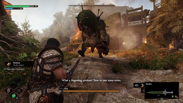 Pictured: A gameplay screenshot from Blades of Fire.