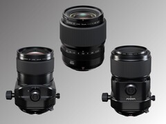 One portrait and two tilt-shift lenses launched by Fujifilm (Image Source: Fujifilm)