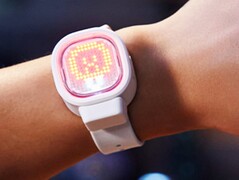 The Godox dot-matrix display can also be worn as a wristband.
