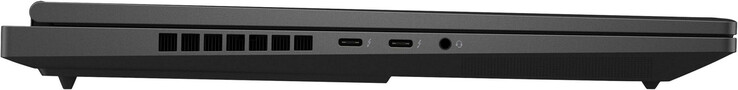 Left: 2x Thunderbolt 4 (USB-C; Power Delivery, DisplayPort), combo audio jack