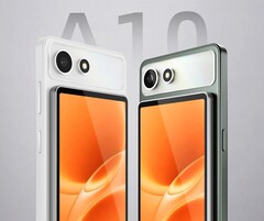 The Hisense A10 has a second display on the back that can be removed.