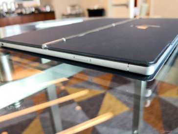 Envy x2 ARM. Note the bisected keyboard base cover for adjusting angles in laptop mode