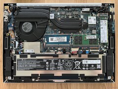 Internal structure (without covers for RAM & SSD)