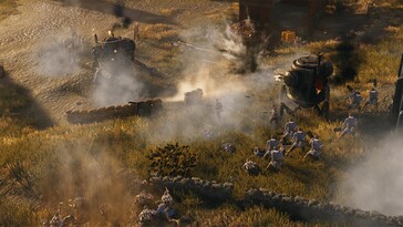 An image showing a battle in Iron Harvest.