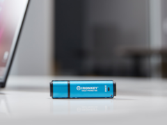 The Kingston IronKey Vault Privacy 50 Encrypted USB has BadUSB Attack Protection. (Image source: Kingston)