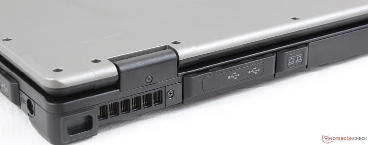Rear: HDMI, 2x USB 3.0, RJ-45, Kensington Lock