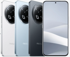The Meizu Note 16 Pro comes in cloud white, light blue, and star gray colorways (Image source: Meizu)