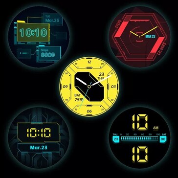 OnePlus Watch Cyberpunk 2077 Edition (image via Tech Droider on Twitter)