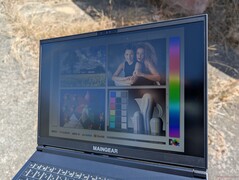 Outdoors under sunlight