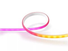 The rumoured Philips Hue COB strip light could be brighter than the older Hue Ambiance Gradient Lightstrip (pictured). (Image source: Philips Hue)