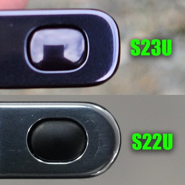 Galaxy S23 Ultra vs. S22 Ultra. (Image source:@sakitechonline & @UniverseIce)