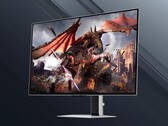 32-inch Samsung Odyssey G8 OLED gaming monitor front shown at angle (Image source: Samsung with edits)