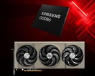 Sapphire Radeon RX 9070 GPU with GDDR6 memory (Image source: Sapphire, Samsung with edits)