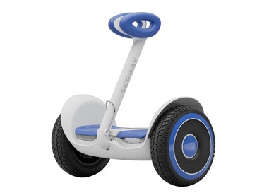 The Segway S2 Kids self-balances on its two wheels.