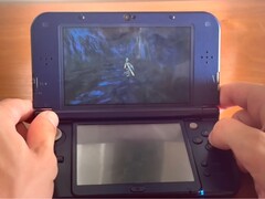 The Legend of Zelda Twilight Princess's 3DS port pictured running on the console
