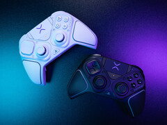 Victrix Pro BFG Reloaded controller shown in black and white colorways (Image source: Turtle Beach PR)