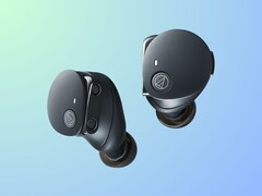 The pair of magnets on each earbud lets you join the pair to switch them off (Image source: Audio Technica)