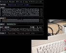 The modder's C64 mining a test block (Image source: 8 Bit Show And Tell)