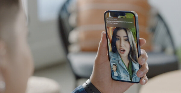 It's a shame that this incredible accessibility feature is not available on older iPhone models. (Image source: Apple Newsroom)