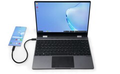 Android 16 will enable smartphones to run in a desktop mode, similar to the Nexdock (pictured). (Image source: Nexdock)